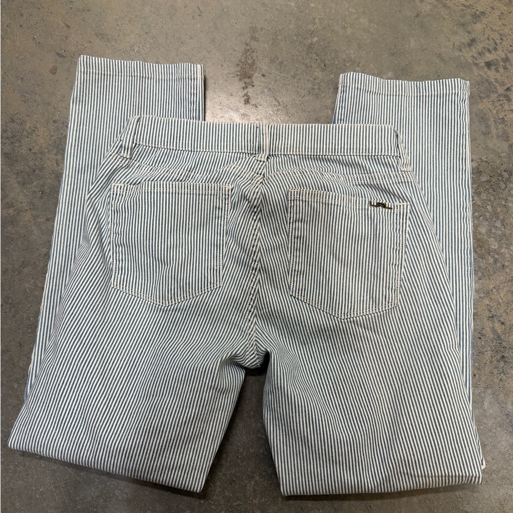Ralph Lauren Striped Blue and White Women's Jeans - Picture 4 of 5